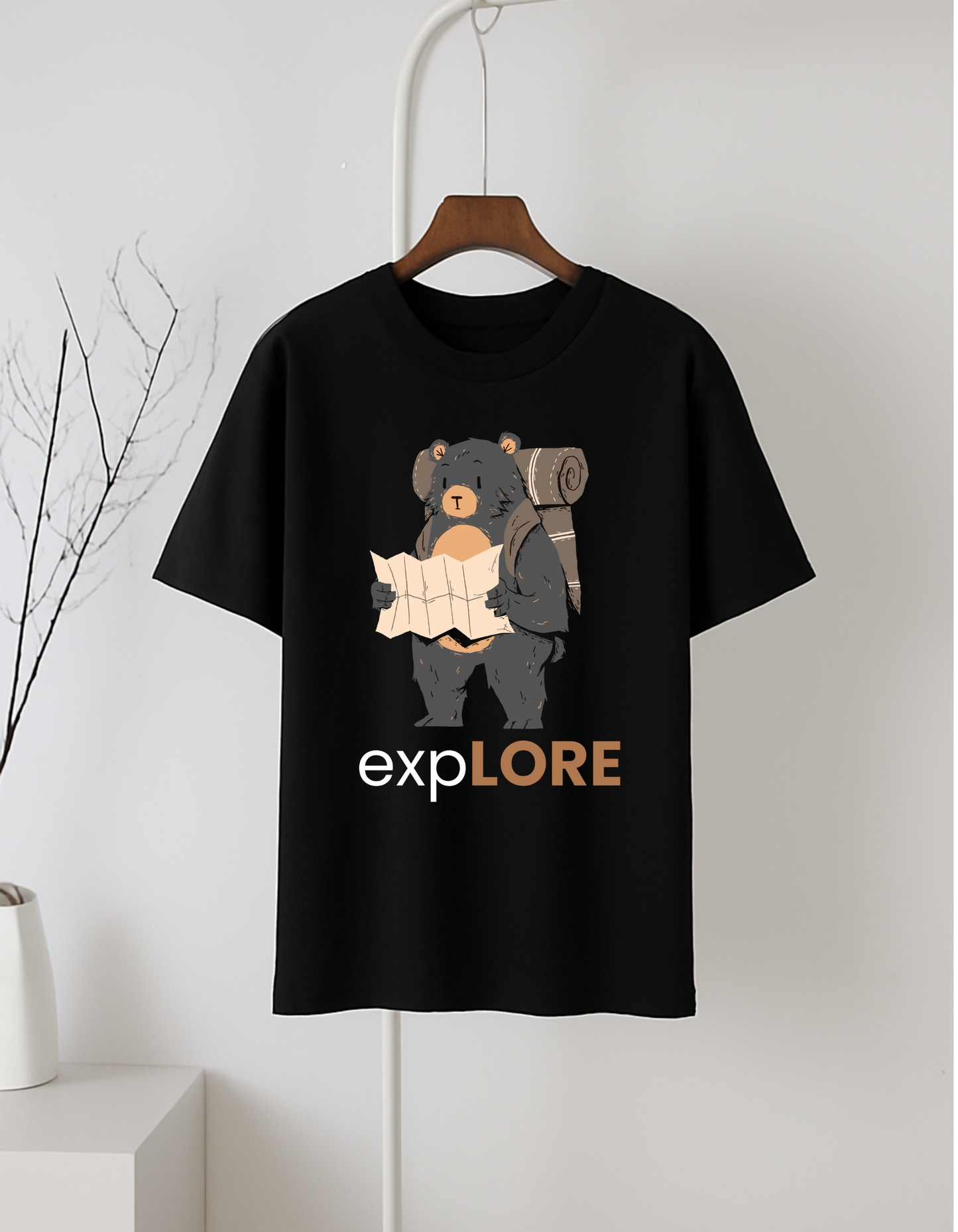 Explore Bear Graphic Adventure T-Shirt